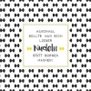 PPD Papierservietten Nudeln und Spruch 16,5 cm x 16,5 cm 20 Stück Weiß-Schwarz FSC®