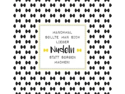 PPD Papierservietten Nudeln und Spruch 16,5 cm x 16,5 cm 20 Stück Weiß-Schwarz FSC®