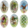 Papp-Ei zum Öffnen Ostermotive 9-fach sortiert 15 cm* Ostern