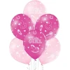 Party Factory Latexballon Ø 25 cm Baby Girl 10 Stück* Geschenkartikel