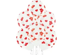 Party Factory Latexballon Ø 25 cm Hearts Red 10 Stück* Geschenkartikel