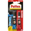 Pattex Sekundenkleber 3g Ultra Gel + 3g Flüssig Gratis* Bastelkleber