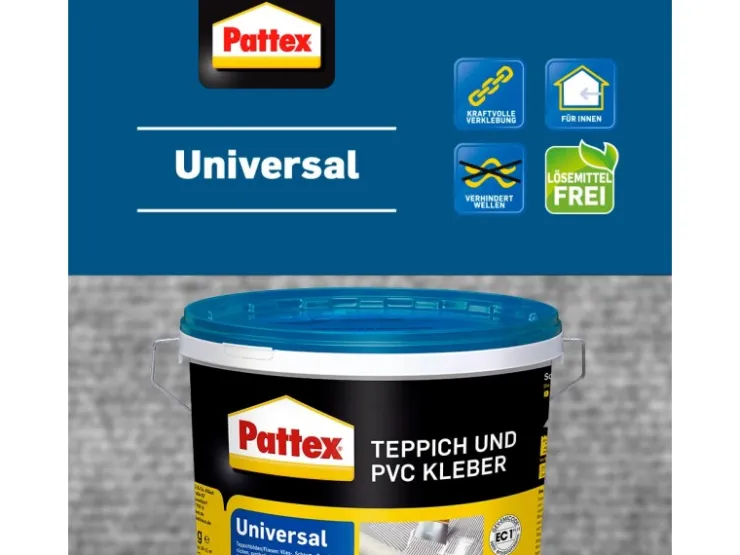 Pattex Teppich und PVC Kleber Universal 6,5 kg Eimer