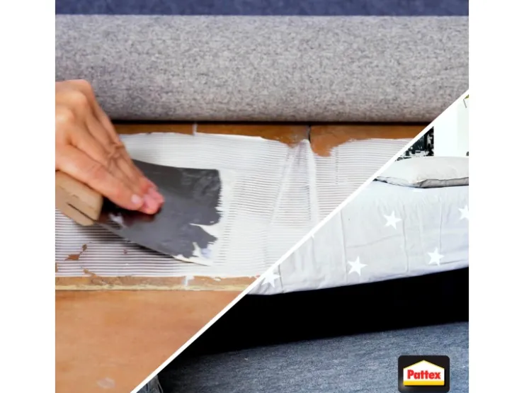 Pattex Teppichkleber Teppich und PVC Kleber Universal 4 kg Eimer