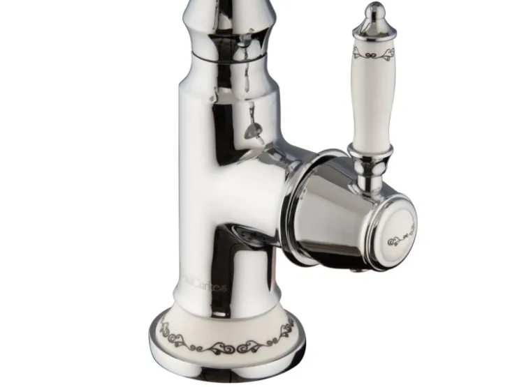 PaulGurkes Nostalgie Waschtischarmatur Küchenarmatur im Retrodesign Metall* Bordüren