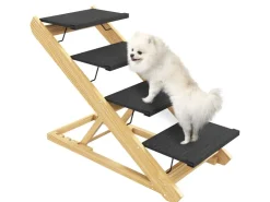 PawHut 2 in 1 Hundetreppe 4 Stufig* Hundebedarf