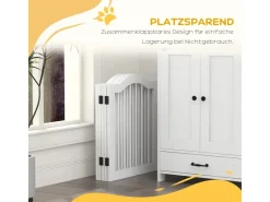 PawHut Absperrgitter 5-Teilig 254 5 x 61 cm* Hundebedarf