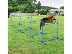 PawHut Agility Hürdenset Slalom Stangen* Hundebedarf