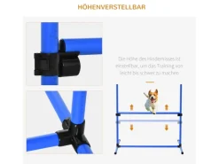 PawHut Agility Hürdenset Slalom Stangen* Hundebedarf