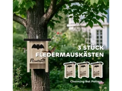 PawHut Fledermauskasten Tannenholz Naturholz 18L x 6B x 22,5H cm