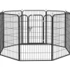 PawHut Freigehege Individuell Gestaltbare Form mit Tür 80 x 100cm* Kleintierbedarf