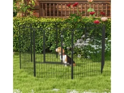 PawHut Freigehege Individuell Gestaltbare Form mit Tür 80 x 100cm* Kleintierbedarf