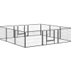 PawHut Freilaufgehege 60 cm Hoch mit Tür 12 Paneelen für Outdoor* Kleintierbedarf