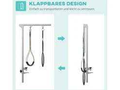 PawHut Haustier Fellpflege mit Klemme Haunch-Halter* Hundebedarf