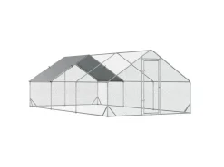 PawHut Hühnerstall XXL Outdoor mit Schatten Dach Schloss* Kleintierbedarf