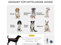 PawHut Hundeanhänger Hunde Fahrrad Anhänger Reflektor* Kleintierbedarf