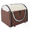 PawHut Hundebox Faltbar mit Kissen Reisetasche Wasserdicht Kaffee 61 x 46 x 51cm* Kissen|Hundebedarf