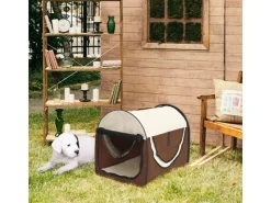 PawHut Hundebox Faltbar mit Kissen Reisetasche Wasserdicht Kaffee 61 x 46 x 51cm* Kissen|Hundebedarf