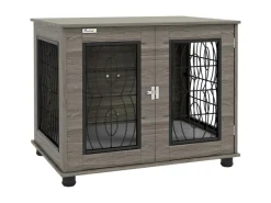 PawHut Hundebox mit Kissen 80 x 56 x 63cm