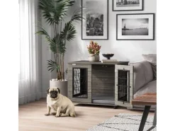 PawHut Hundebox mit Kissen 80 x 56 x 63cm