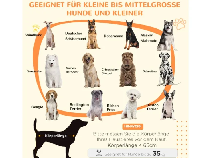 PawHut Hundekäfig mit Schloss und Fenster 116 x 60 x 87 cm* Hundebedarf