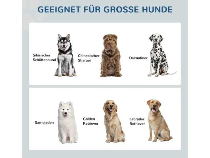 PawHut Hundenapf 2 x 2L mit Schublade Edelstahlnapf* Katzenbedarf
