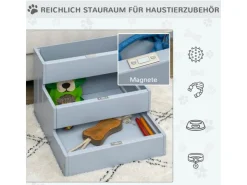 PawHut Hundetreppe 3 Stufen Einstiegshilfe