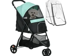 PawHut Hundewagen Polyester Stahl 80,5L x 51,5B x 100H cm* Hundebedarf