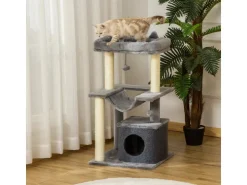 PawHut Katzenbaum 90 cm mit Hängematte* Katzenbedarf