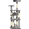 PawHut Katzenbaum Kletterbaum Kratzbaum Hängematte L40 x B40 x H132 cm* Katzenbedarf