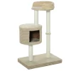 PawHut Katzenbaum Kuschelige Aussichtsplattformen 61x41x96 cm