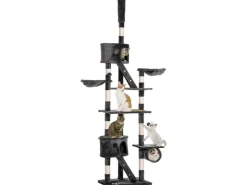 PawHut Katzenkratzbaum 240-260 cm Deckenhoch mit Sisalseil* Katzenbedarf