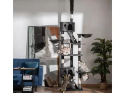 PawHut Katzenkratzbaum 240-260 cm Deckenhoch mit Sisalseil* Katzenbedarf