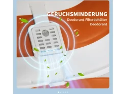 PawHut Katzentoilette mit Deckel und Streuschaufel* Katzenbedarf