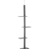 PawHut Kratzbaum Deckenhoch 228-260 cm mit 3 Ebenen Spielbaum* Katzenbedarf