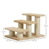 PawHut Tiertreppe 3 Stufen Treppe für Katze und Hunde 45 x 35 x34cm