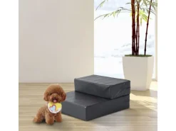 PawHut Tierunterlage 2 Stufen Klappbar* Hundebedarf