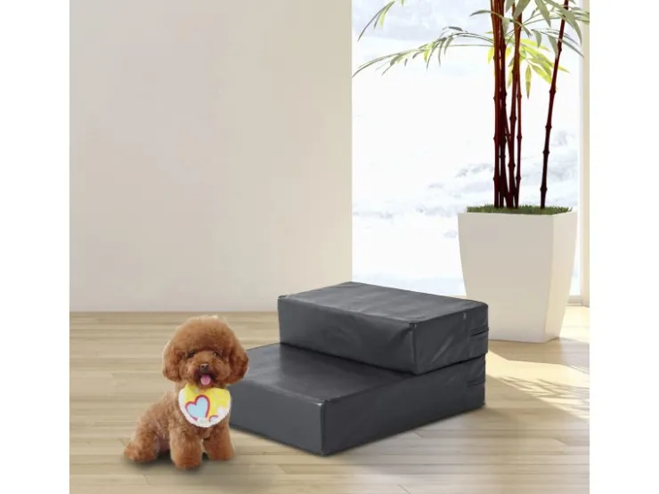 PawHut Tierunterlage 2 Stufen Klappbar* Hundebedarf