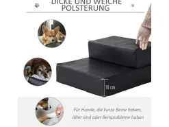 PawHut Tierunterlage 2 Stufen Klappbar* Hundebedarf