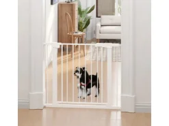 PawHut Türschutzgitter Verstellbar Auto-Close* Hundebedarf