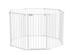 PawHut Welpenauslauf Klappbar 90 cm Hoch mit 8 Platten Tür