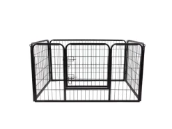PawHut Welpenfreigehege Freigehege Laufgitter Welpenzaun 70 x 80 cm* Kleintierbedarf