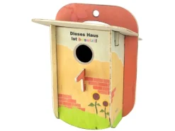 Pebaro Laubsägevorlage Vogelhaus Bunt Bedruckt* Vogelbedarf