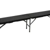 Perel Klappbank Polyrattan-Optik Schwarz* Sitzbänke