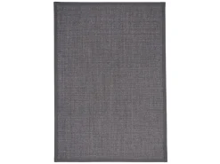 Pergamon Sisalteppich Natura Klassisch mit Bordüre Anthrazit 150x150cm