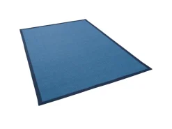 Pergamon Sisalteppich Natura Klassisch mit Bordüre Blau 150x150cm