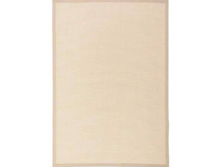 Pergamon Sisalteppich Natura Klassisch mit Bordüre Creme 150x150cm* Bordüren