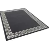 Pergamon Teppich Trendline Römisch Bordüre Anthrazit 185x270cm* Bordüren