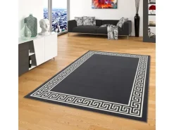 Pergamon Teppich Trendline Römisch Bordüre Anthrazit 185x270cm* Bordüren
