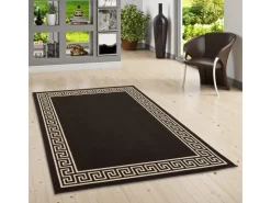 Pergamon Teppich Trendline Römisch Bordüre Braun 140x200cm* Bordüren